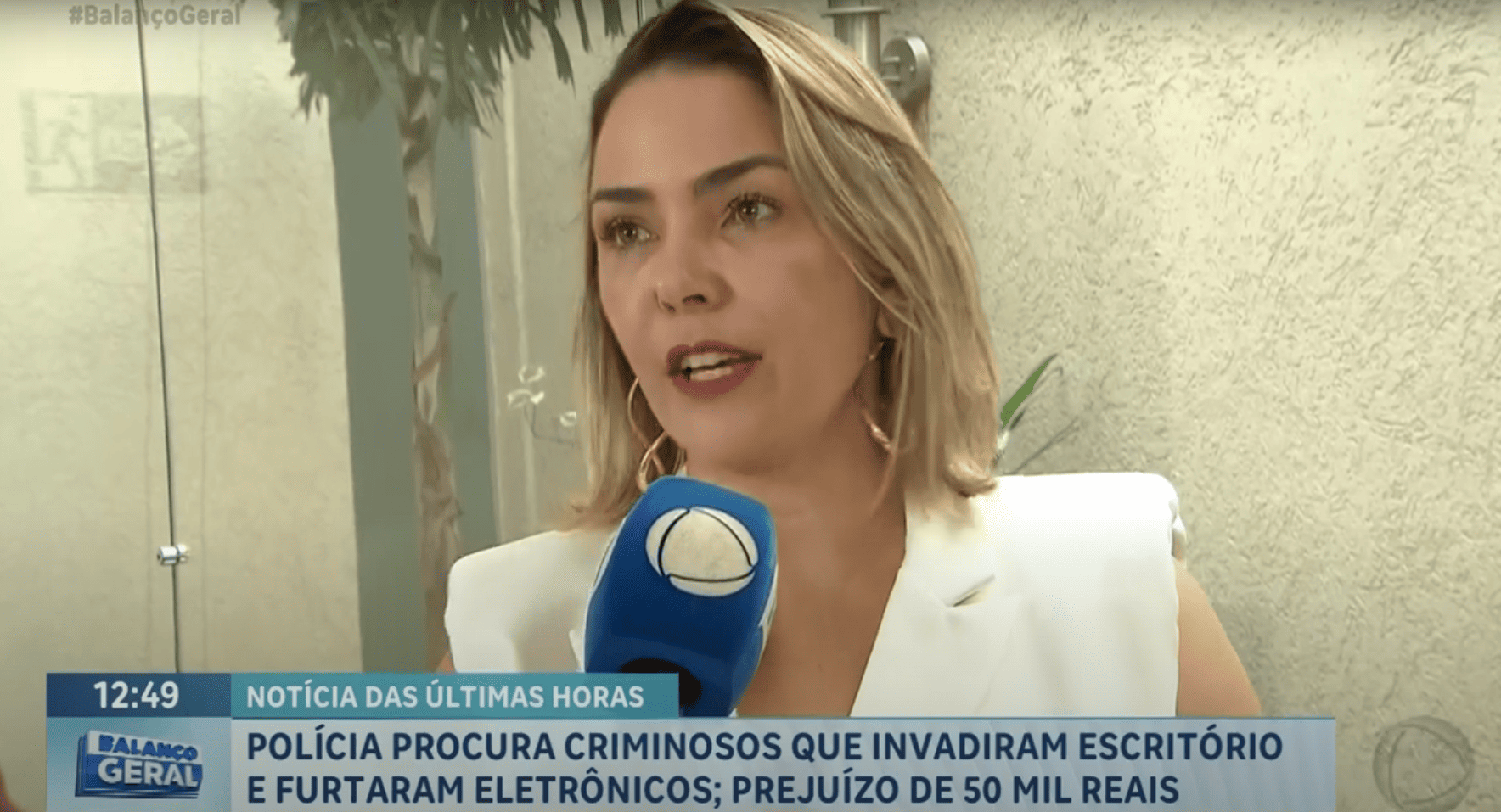 Em entrevista exclusiva à Record, Dra. Katia Viegas relata invasão e furto em seu escritório de advocacia