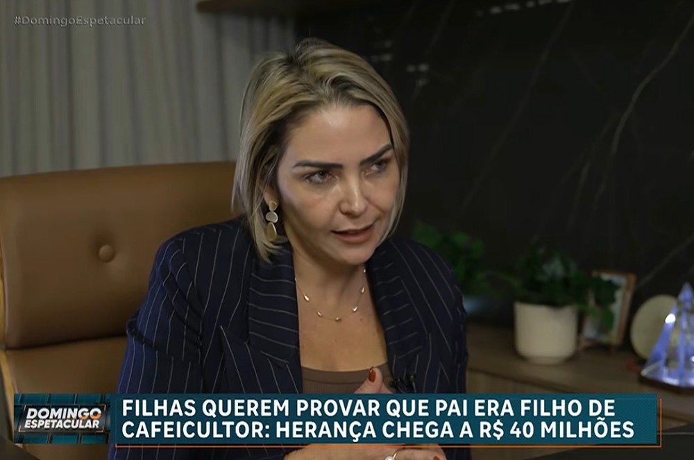 Dra. Kátia Viegas concede entrevista exclusiva ao Domingo Espetacular sobre disputa por herança milionária e reconhecimento de paternidade